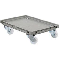 Roll-Fix, Kunststoff-Rollen, grau, 600 x 400 x 125 mm