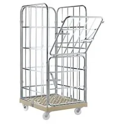 Rollbox, 4-seitig, 724 x 815 x 1640 mm, grau