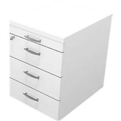 Rollcontainer ARLON OFFICE, B 420 x T 560 x H 585 mm, weiss