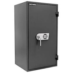 Rottner feuersicherer Wertschutzschrank FireProfi 100 Premium, 94 l, Sicherheitsklasse EN 1, Feuerschutz bis 60 min, Elektronikschloss, Stahl, anthrazit