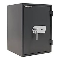Rottner feuersicherer Wertschutzschrank FireProfi 65 Premium, 49,95 l, Sicherheitsklasse EN 1, Feuerschutz bis 60 min, Doppelbartschloss, Stahl, anthrazit