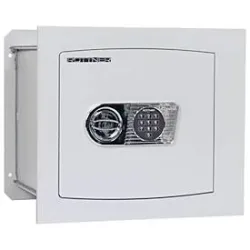 Rottner Wandtresor Delta 40, zum Einmauern, Elektronikschloss EN 1, 46,78 Liter, Stahl, lichtgrau