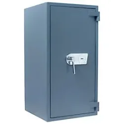 Rottner Wertschutzschrank Imperial 100 IT Fire, 111 l, Sicherheitsklasse EN 3, Feuerschutz bis 30 min, Doppelbartschloss, Stahl, graphitgrau
