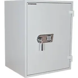 Rottner Wertschutzschrank Opal Fire Premium OPD-85 IT, Elektronikschloss, Sicherheitsklasse EN 1, feuerfest bis 30 min, 189 Liter, Stahl, lichtgrau