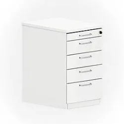 Standcontainer NEVADA, B 430 x T 600 x H 740 mm, weiss