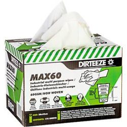 Standard-Vliestücher MAX60, 60 g/m², wiederverwendbar, L 300 x B 420 mm, 176 St.