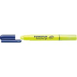 Staedtler Textmarker Gel, mit gelartiger Wachsmine, Minendurchmesser 9 mm, gelb