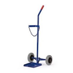Stahlflaschenroller, 1x40/50 l Flasche, Luftreifen