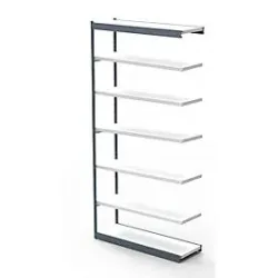 Stahlregal PROGRESS 2000, Regalfeld, ohne Rückwand, H 2600 x B 1000 x T 600 mm, Rahmen silber