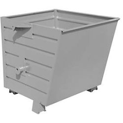 Bauer® Stapelbarer Kippbehälter, verzinkt, Volumen 0,55 m³