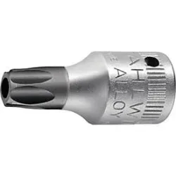 Stahlwille 44 KTXB T 27 SCHRAUBENDREHEREINSATZ 1/4 ZOLL - MIT BOHRUNG 01351027 1/4 (6.3 mm) Schraubendrehereinsatz T 27