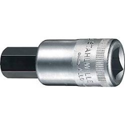 Steckschlüsseleinsatz 54 1/2 Zoll Innen-6-kant SW 6mm L.60mm STAHLWILLE