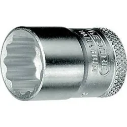 Steckschlüsseleinsatz D 30 3/8 Zoll 12-kant SW 22mm L.32mm GEDORE