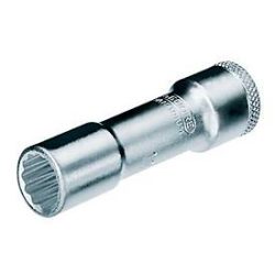 Steckschlüsseleinsatz D 30 L 3/8 Zoll 12-kant SW 21mm L.63,5mm GEDORE
