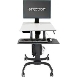 Steh-Sitz-Arbeitsplatz Ergotron WorkFit-C 24-216-085, Monitor bis bis 30