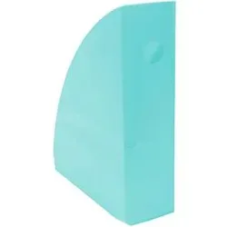 Stehsammler Exacompta MAG-CUBE Aquarel, für Dokumente im Format A4+, mit Griffloch, Kunststoff, pastellgrün, 6 Stück