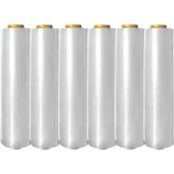 Stretchfolie, 430 mm x 300 m, 12 my, 6 Rollen