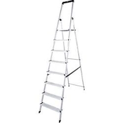 Stufen-r KRAUSE®, 1-seitig, mit Hightech-Gelenkverbindungen, Aufstelltiefe 1.400 mm