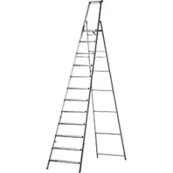 Stufenstehleiter Lila-Serie, 12 Stufen