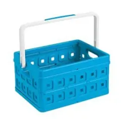 sunware Klappbox 24 L Blau, Weiß Polypropylen (PP) 43,5 x 21,3 x 31 cm