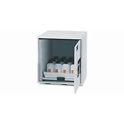 Säuren- und Laugen-Unterbauschrank asecos SL-CLASSIC-UB, Flügeltür, Anschlag rechts, Front Lichtgrau, B 590 x T 570 x H 600 mm