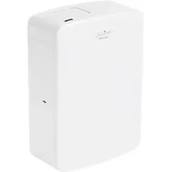 Sanitär Abfalleimer Janibell Privé, Volumen 7,5 l, Sensortechnik, abschliessbar, L 140 x B 292 x H 422 mm, ABS-Kunststoff, weiss