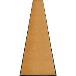 Schmutzfangmatte miltex Eazycare Style, eckig, antistatisch, UV-beständig, waschbar, High-Twist-Nylon & Niltrilgummi, 850 x 3000 mm, braunbeige
