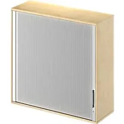 Schäfer Shop Genius Aufsatz-Querrolladenschrank TETRIS WOOD, 3 OH, B 1200, Ahorn-Dekor
