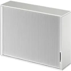 Schäfer Shop Genius Aufsatz-Querrolladenschrank TETRIS WOOD, 3 OH, B 1600, lichtgrau