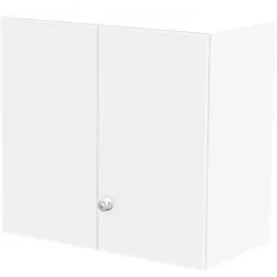 Schäfer Shop Genius Aufsatzschrank TETRIS WALL, 2 Ordnerhöhen, Türanschlag rechts, B 800 x T 440 x H 740 mm, weiss