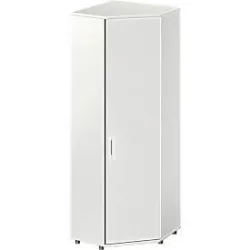 Schäfer Shop Genius Eckschrank TETRIS WOOD, 6 OH, B 800 x H 2270 mm, Höhe inkl. Gleiter, lichtgrau