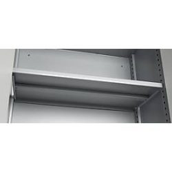 Schäfer Shop Genius Fachbodenunterzug TETRIS SOLID, für Schränke mit B 800 mm & 25 mm starken Stahl-Fachböden, erhöht Tragkraft auf 75 kg, w.alu