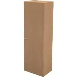 Schäfer Shop Genius Flügeltürenschrank TETRIS WALL, 5 Ordnerhöhen, Türanschlag rechts, B 600 x T 440 x H 1880 mm, Buche-Dekor