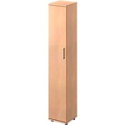 Schäfer Shop Genius Flügeltürenschrank TETRIS WOOD, 6 OH, B 400 x T 421 x H 2270 mm, Höhe inkl. Gleiter, Tür links, Buche-Dekor