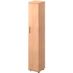Schäfer Shop Genius Flügeltürenschrank TETRIS WOOD, 6 OH, B 400 x T 421 x H 2270 mm, Höhe inkl. Gleiter, Tür rechts, Buche-Dekor