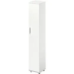 Schäfer Shop Genius Flügeltürenschrank TETRIS WOOD, 6 OH, B 400 x T 421 x H 2270 mm, Höhe inkl. Gleiter, Tür rechts, weiss