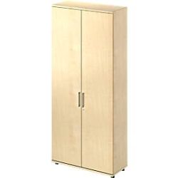 Schäfer Shop Genius Flügeltürenschrank TETRIS WOOD, 6 OH, Höhe inkl. Gleiter, B 1000 mm, Ahorn-Dekor