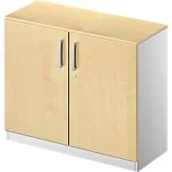 Schäfer Shop Genius Flügeltürenschrank TETRIS SOLID, 2 OH, B 1000 mm, abschliessbar, mit Abdeckplatte