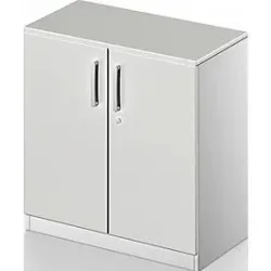 Schäfer Shop Genius Flügeltürenschrank TETRIS SOLID, 2 OH, B 800 mm, abschliessbar, mit Abdeckplatte