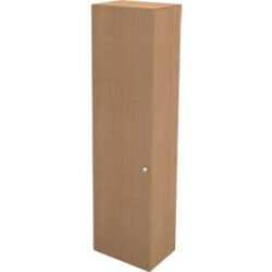 Schäfer Shop Genius Garderobenschrank TETRIS WALL, 2 Fachboden, Türanschlag links, B 600 x T 440 x H 2250 mm, Buche-Dekor