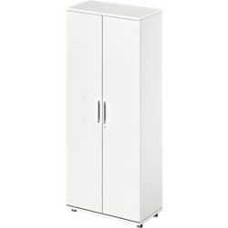 Schäfer Shop Genius Garderobenschrank TETRIS WOOD, 5 OH, H 1910  mm, Höhe inkl. Gleiter, weiss