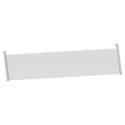 Schäfer Shop Genius Rückseitenblende, für Schreibtisch 135 Grad, H 466 mm, weissaluminium
