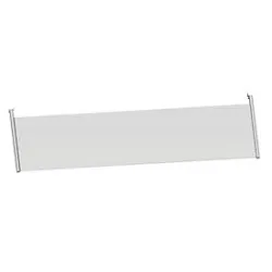 Schäfer Shop Genius Rückseitenblende, für Schreibtisch 90 Grad, H 466 mm, weissaluminium