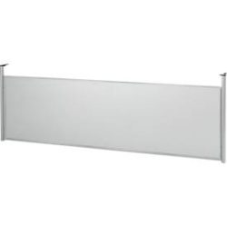 Schäfer Shop Genius Rückseitenblende, für Schreibtisch B 1800 mm, H 466 mm, weissaluminium