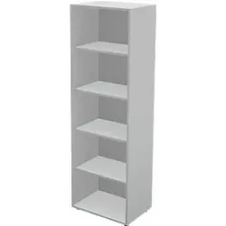 Schäfer Shop Genius Regal TETRIS WALL, 5 Ordnerhöhen, B 600 x T 420 x H 1880 mm, lichtgrau
