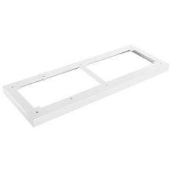 Schäfer Shop Genius Stahlsockel TETRIS WOOD, für Regale/Schränke B 1000 mm, weiss