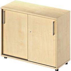 Schäfer Shop Genius Schiebetürenschrank TETRIS WOOD, 2 OH, B 1000 mm, Höhe inkl. Gleiter, Ahorn-Dekor