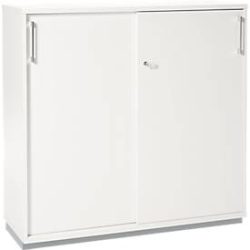 Schäfer Shop Genius Schiebetürenschrank TETRIS WOOD, 3 OH, B 1200 mm, Höhe inkl. Gleiter, weiss
