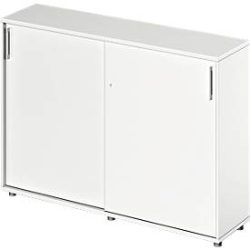 Schäfer Shop Genius Schiebetürenschrank TETRIS WOOD, 3 OH, B 1600 mm, Höhe inkl. Gleiter, weiss
