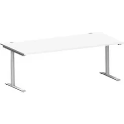 Schäfer Shop Genius Schreibtisch MODENA FLEX, 2000 x 1000 mm, weiss